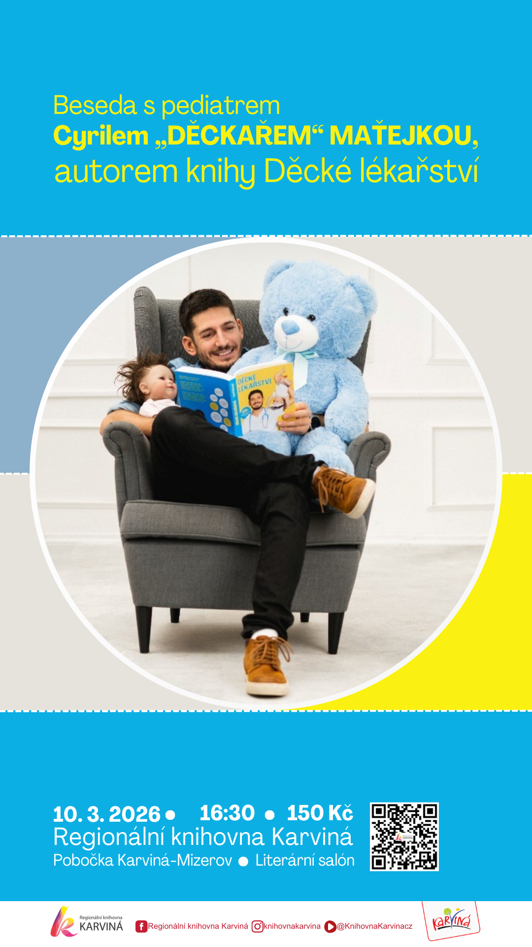 Beseda s Cyrilem Matějkou alias “Cyrilem Děckařem” – dětským lékařem